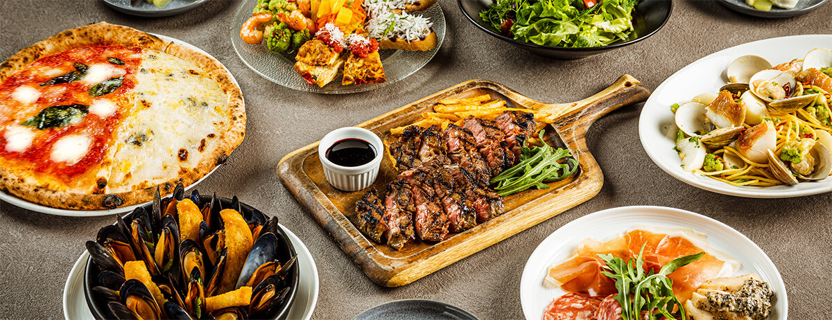 Service and Kitchen at Italian restaurants in Chiba and Akita